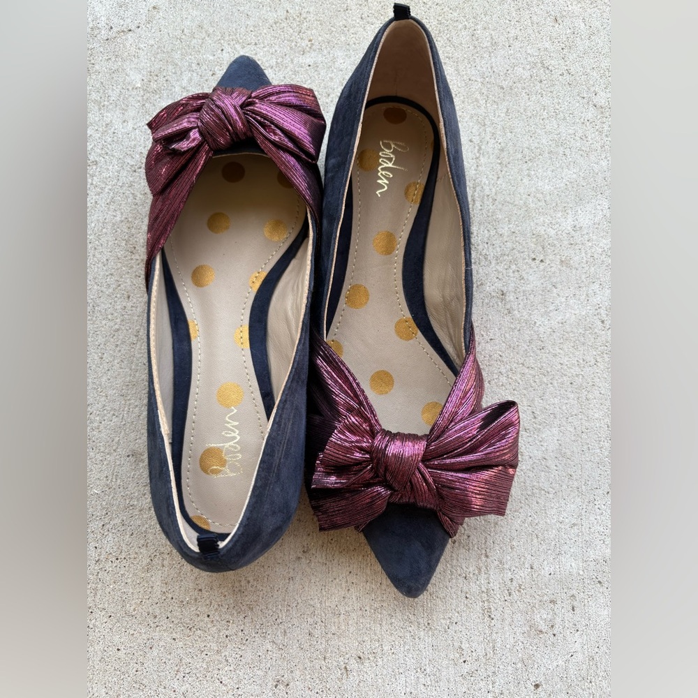 Boden Vanessa Bow Bow Shoes - Pointed Flats